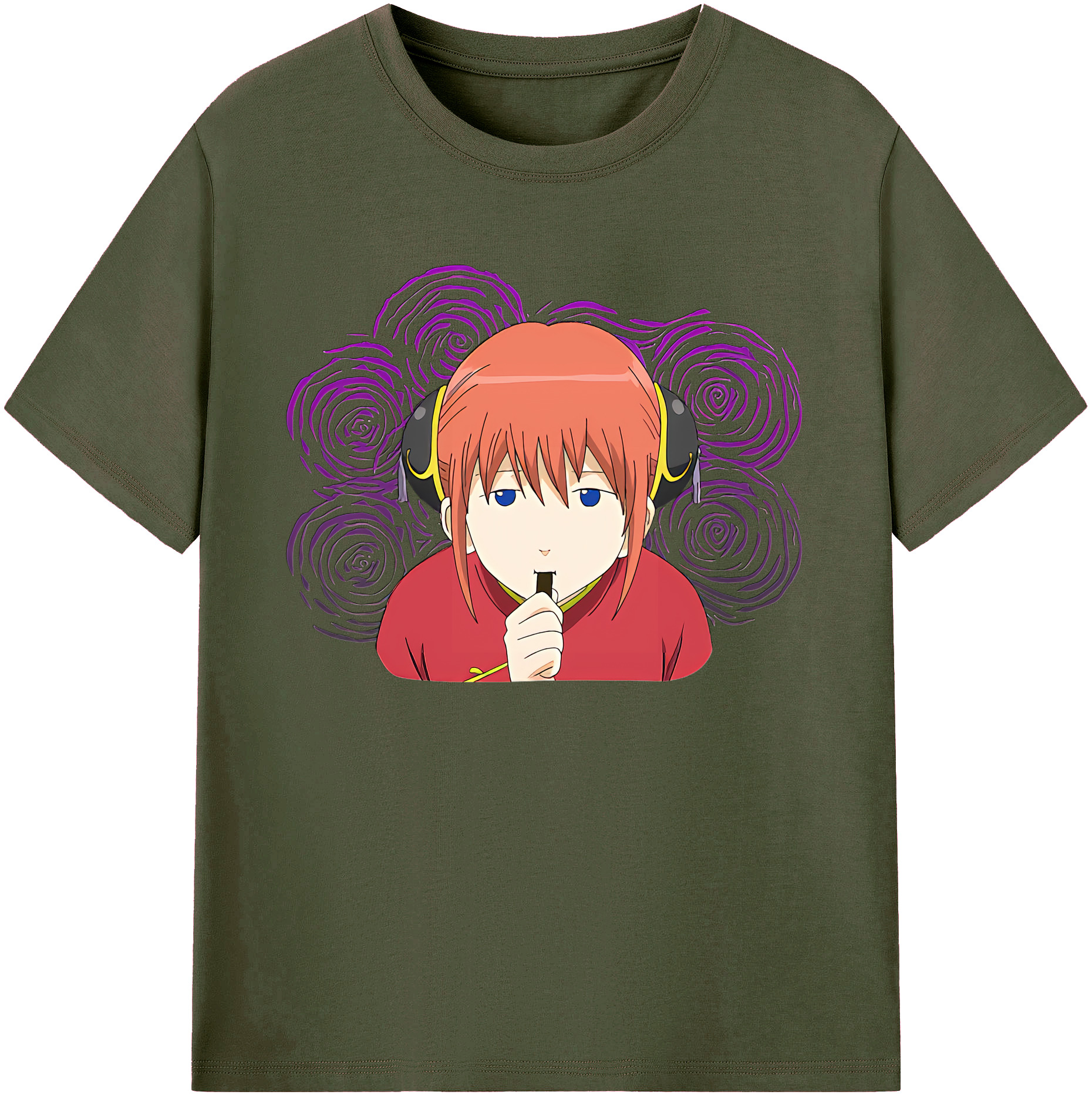 （画像用） ぎんたま 坂田銀時（さかたぎんとき） 神楽 志村新八（しむら しんぱち） GINTAMA Sakata Gintoki Kagura Shimura Shinpachi 綿100％ メンズ半袖Tシャツ｜肌触りやわらか＆通気性